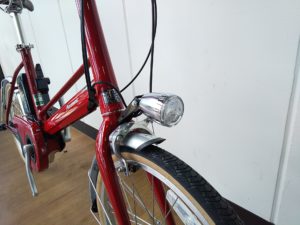 小径電動アシスト自転車「Jコンセプト」の内装3段モデル展示中 